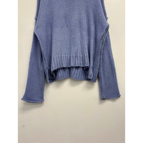 Wooden Ships Mohair Wool Blend Chunky Knit Boxy Relaxed Crew Neck Sweater M/L - Picture 7 of 11